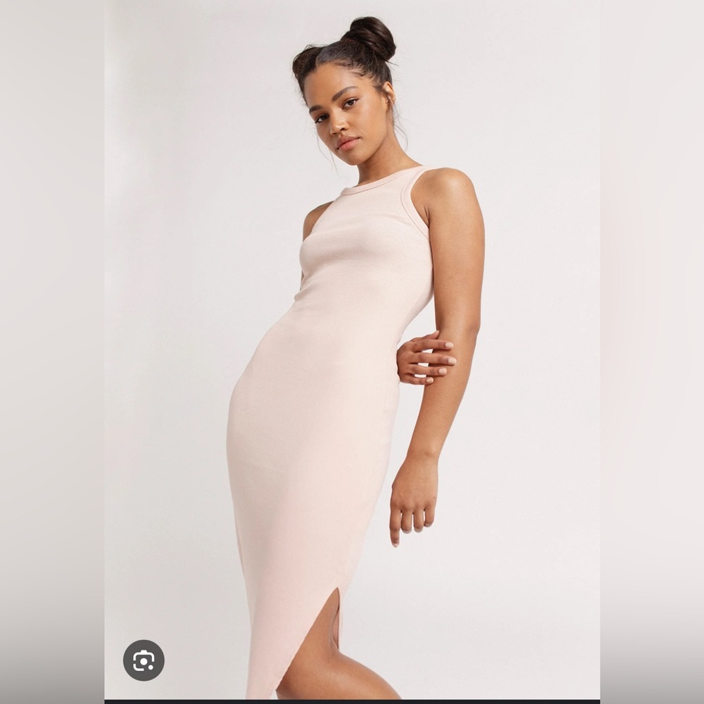The Base Reimi Rib Midi Dress